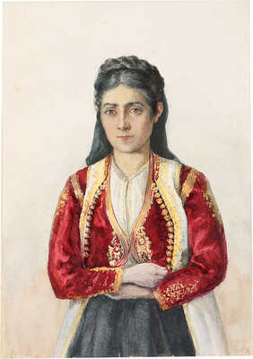 Михальцева Елизавета Петровна. Портрет Милицы Вулетич